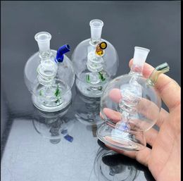 Pipes Male Joint Colour Funnel Bowls Smoking New hand-made Panlong glass water bottle sending pot accessories