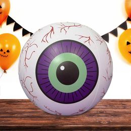 Decorative Flowers Halloween Inflatable Eyeball LED Light Up Decoration Waterproof PVC Remote Control Bloods