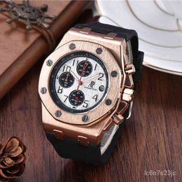 Luxury Mens Mechanical Watch Roya1 0ak Panda Eye Multifunctional Fashion Life Waterproof Kbuu Swiss Es Brand Wristwatch