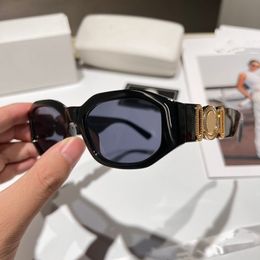 Occhiali da sole Ver di lusso per uomo donna unisex designer goggle beach occhiali retr￲ piccolo telaio design di lusso UV400 di alta qualit￠ con scatola