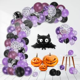 Christmas Decorations Halloween Balloon Arch Kit Garland With Bat Balloons Spider Web For Day Theme Baby Shower Birthday Ba Bdesybag Amjdv