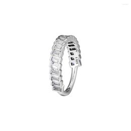 Cluster Rings CKK Ring Glacial Beauty Silver For Women Men Anel Feminino 100% 925 Jewellery Sterling Anillos Wedding