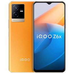 Original Vivo IQOO Z6X 5G Mobile Phone 6GB 8GB RAM 128GB 256GB ROM MTK Dimensity 810 Android 6.58" LCD Full Screen 50.0MP 6000mAh Fingerprint ID Face Wake Smart Cell Phone