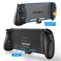 Game Controllers Upgrade For Switch OLED Controller Handheld Grip Double Motor Vibration Built-in 6-Axis Gyro