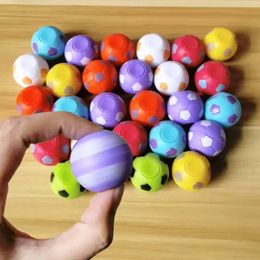 Party Favour 35mm Spinning Top Ball Football Fidget Spinner Finger Toys Mini Hand Spinners for Stress Relief Decompression Educational Toy