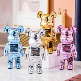 Decorative Objects Figurines Violent Bear Piggy Bank Small Decoration Living Room Wine Cabinet Decoration Modern Ceramic Home Office TV Cabinet Gift T220902