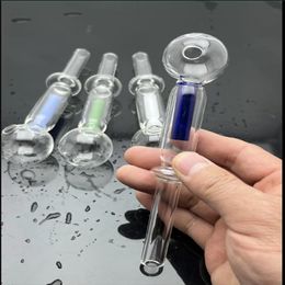 Pipes Smoking Manufacture Hand-blown hookah New double-layer inner core filter glass pipe water bottle