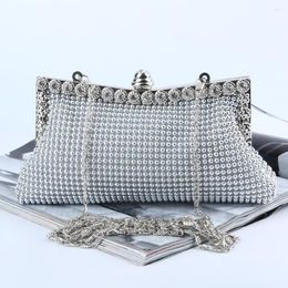 Abendtaschen 2022 Abendessen Tasche Aluminium Stück Kupplung Strass Promi Bankett Schulter