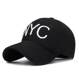 nyc hats UK - Ball Caps 2021 Casual NYC 3D Letter Embroidery Dad Hat Men Women Summer Fashion Baseball Cap Spring Autumn Visor Adjustable Hats263A