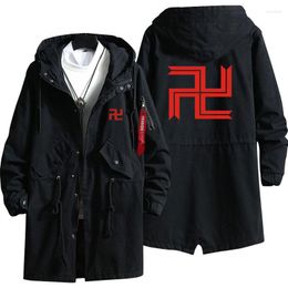 Men's Hoodies Anime Tokyo Revengers Sano Manjiro Long Trench Manji Gang Coat Mikey Draken Ken Ryuguji Kokounoi Hajime Cosplay Oversized