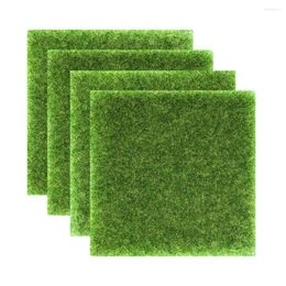 Decorative Flowers Artificial Grass Outdoor Garden Landscape Turf Indoor Lawn Balcony Synthetic Mat For Courtyard