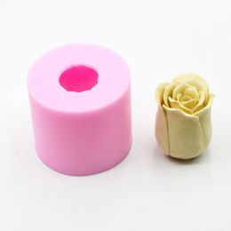 3D Flower Baking Moulds Soap Mould Rose In Bud Fondant Cake Silicone Decorating Tools DIY Chocolate&birthday Baking 1223028