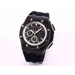 Luxury Mens Mechanical Watch Six Needle Timing Thats Leisure Sports Three Eye Multifunctional Swiss Es Brand Wristwatch