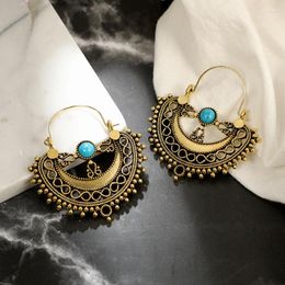 drip earrings UK - Dangle Earrings Vintage Boho India Ethnic Water Drip Beads Drop For Women Female Wedding Party Jewelry Accessories