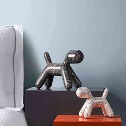 Decorative Objects Figurines HHT Abstract Dalmatian Home Decorations Balloon Spot Dog Desktop Ornaments Living Room Small Furnishings Children's Gifts T220902