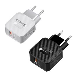 3A QC3.0 Home Chargers Mobile Phone Fast Charging Travel Charger for Iphone 14 Pro Max 13 Mini Samsung LG Tablet