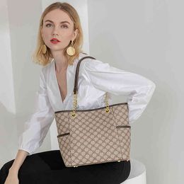 Messenger Bags Shoulder Tote For Women New Luxury Designer Shopper Shopping Chain Sling Plaid Leather Handbags