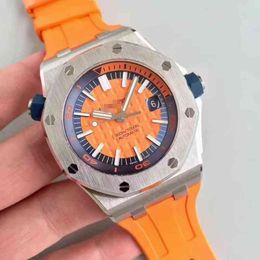 Luxury Mens Mechanical Watch ES 15710 Vollautomatische Sportschweizer Brand -Armbanduhr