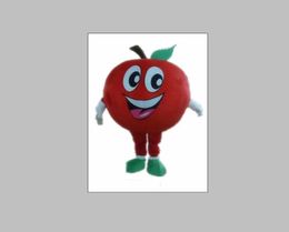 High quality an adult apple mascot costume with big eyes and big mouth for adult to wear