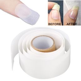 Nail Art Kits ELECOOL Adhesive Repair Fibreglass Silk Wrap Protector Reinforce Tips White UV Gel Acrylic Tool TSLM1