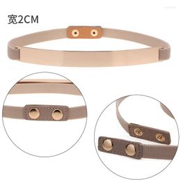 Belts Women Full Metal Waist Mirror Wide Gold Silver Plate Waistband Chains Belt Female Girls Trendy