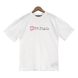 Palms Angels T Shirts 22SS Graffiti Letter Logo Loose Casual Unisex Round Neck Short Sleeve Men Women Lovers Style Boyfriend Gift t-shirt 007