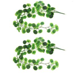 Decorative Flowers Hanging Leavesdecor Artificial Garland Wedding Vines Fake Ivy Hawaii Party Greenery Plants Decoration Backdrop Simulation