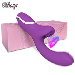 Beauty Items 20 Modes G-Spot Vibrator Clitoris Sucker Vacuum Stimulator Suction Female Masturbation Adult Goods sexy Toy Dildo for Women