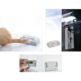 Night Lights Auto PIR Sensor Infra-red Light Cabinet Wardrobe Toilet LED Door Lock Opening Induction Lamp