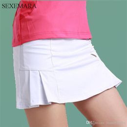 KuaCua Faldas de tenis plisadas para mujer correr cintura alta con bolsillos cortos de golf deportes faldas atléticas entrenamiento 