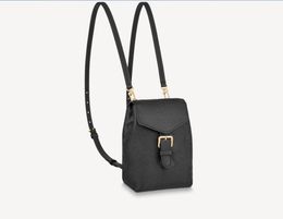 Luxury Brand Shoulder Bags M80596 TINY BACKPACK Shoulder bag elegant women eady to wear canvas genuine Cowhide leather buckle satchel purse shoulderbag black co
