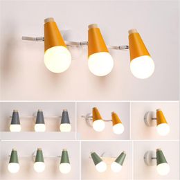 Strings Nordic LED Mirror Light Modern Wall Lamp For Bathroom Make Up Dressing Room Indoor Sconce Lighting Fixtures