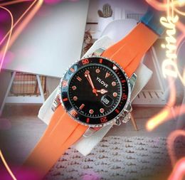luxury big rubber belt buckle watch 43mm Automatic Quartz Movement Watches Fashion Style Imported Crystal Mirror Wristwatch Gifts Reloj Hombre