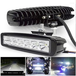 Lighting 6LED 18W Work Light Bar DRL Driving Suitable For Off-road Vehicle Truck LED Headlight Spotlight