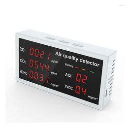 Multifunctional Air Quality Analyzer Carbon Dioxide Detector Temperature Humidity Monitor Portable