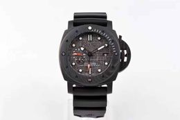 Men's Watch VS factory produces automatic movement rubber strap folding buckle 47mm