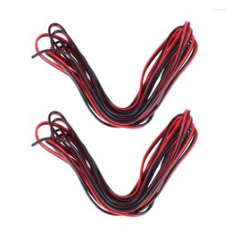 Accesorios de iluminación 2x ​​Calibre 20 por 3 metros Rojo negro AWG AWG Cable de cobre Potence Cobre Cobre Cobre