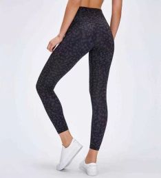 Trajes de yoga l 32 Leggings de yoga ropa de gimnasia para mujeres Tie de tinte corriendo fitness pantalones deportivos de cintura alta de entrenamiento de cintura
