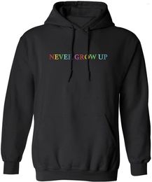 Men's Hoodies Baylen Levine Never Grow Up Merch Hoodie Unisex Long Sleeve Sweatshirt Women Men's 90s Youthful Fashion Clothes