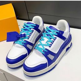 2022 Mens Casual Flat Trainer Sneaker Luxury Designer Breathable White Tennis Sport Shoe Lace Up Multi Coloured For Autumn Winter asdasdawdasdasdasdawd