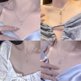 Star Moonstone Necklace ins niche design sense high temperament gift for girlfriend