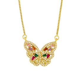 Jewellery Necklaces Pendants Butterfly Snake Virgin Mary necklace Zirconia Jewellery Cubic Crystal Cz Fashion Charm sje54