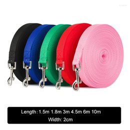 Dog Collars 1.5m 10m Long Nylon Leashes Rope Outdoor Training Running Pet Leash Belt PP Cat Lead For Chihuahua Small Large Dogs Product