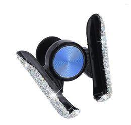 Car Organiser Universal Shiny Bling Auto Mount Holder Stand Air Vent Clip Cradle For Phone