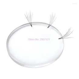 False Eyelashes 500pcs Silicone Transparent Round Dot Extension Grafting Lashes Pad Pallet Stand Holder