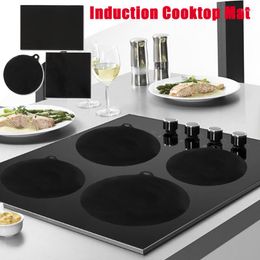 Table Mats Silicone Induction Cooker Protective Non-Slip Electric Cooktop Heat Insulated Pads Cookware Pad Kitchen Accessories