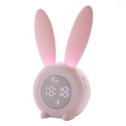 Table Lamps Wake Up Lights Bedside Alarm Clocks Light Clock Creative Cute For Kids Room Decorations