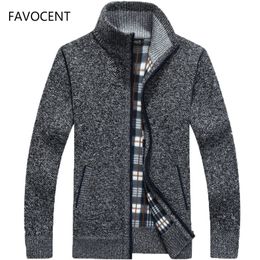 Men's Sweaters Autumn Winter Coat Faux Fur Wool Jackets Men Zipper Knitted Thick Warm Casual Knitwear Cardigan 220905