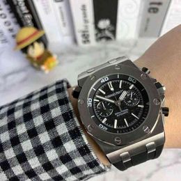 Luxury Watches Watch Roya1 0ak Apa Pwatch Untuk Lelaki Perniagaan Kasual Reka Bentuk Baru Hitam Dail Keluli Dezel