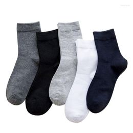 Men's Socks 3 Pairs Men Mid Tube Solid Colour Casual Trend Short Men's And Women Shallow Selling